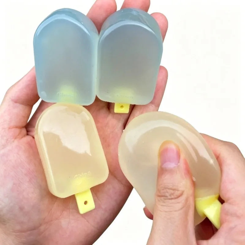 Taba Squishy Ice Cream Fidget Squishes Popsicle Fake Food Squishy Toy Relieve Anxiety Stress Relief Vent Toys Pudding Gift